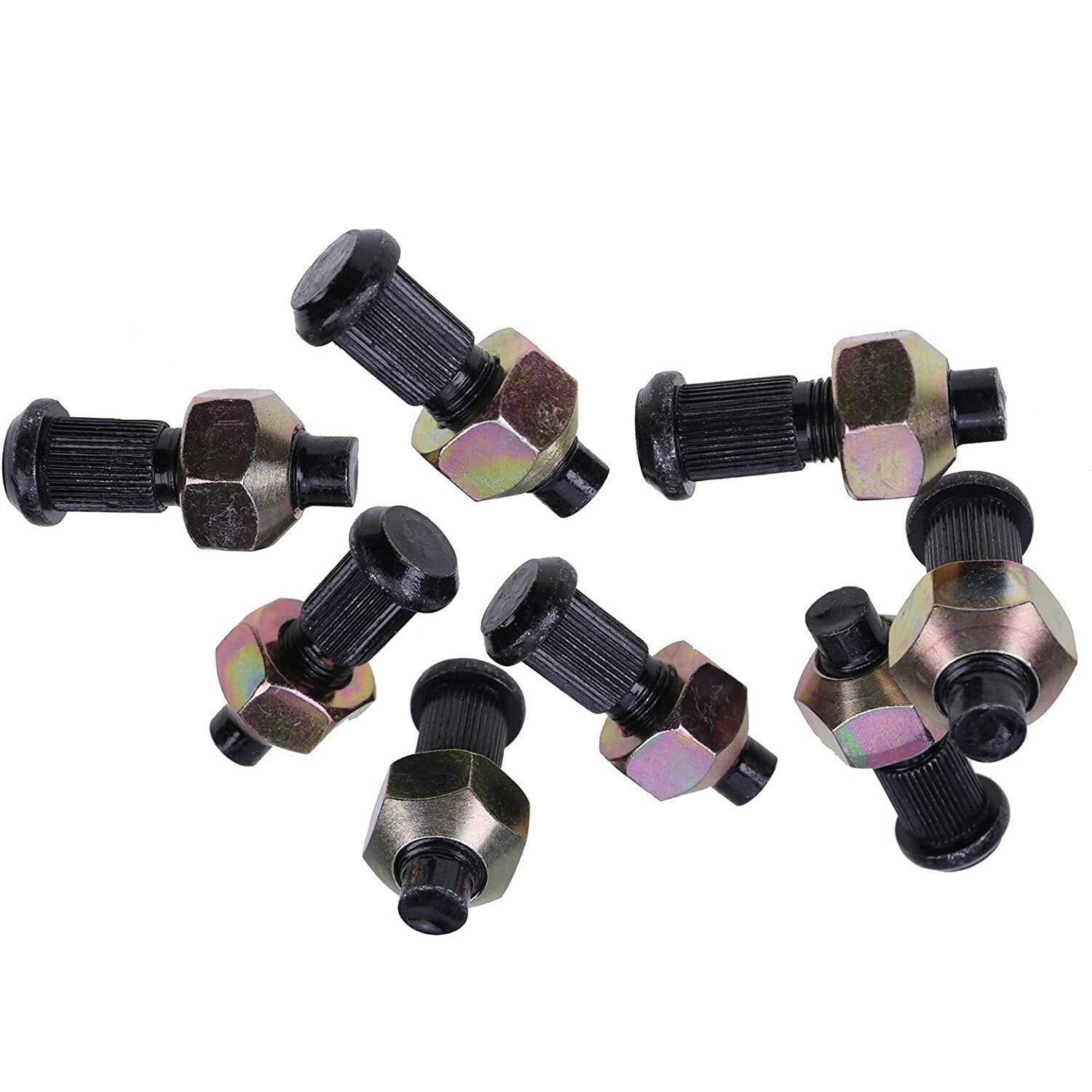 8PCS Wheel Studs & Nuts Kit for Bobcat 533 611 722 S175 S205 S510 S630 S770