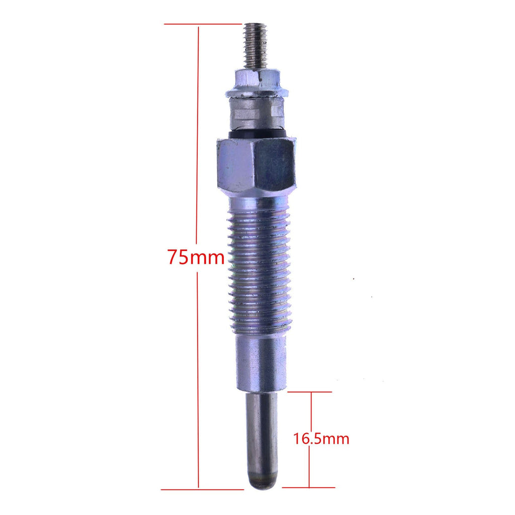 3X Glow Plug 15221-65516 for Kubota L225DT L245DT V1902 V1702 V1501 Engine