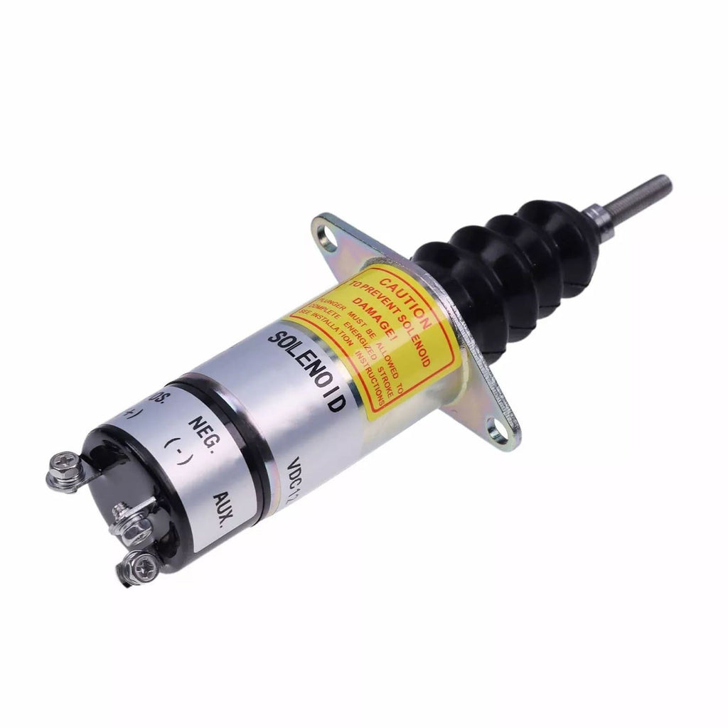12V Stop Solenoid 307-2758 for Miller Welders AEAD 200LE ONAN P216G P218G