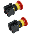 2Pcs Emergency Stop Switch 122514GT for Genie Z-20/8 Z-25/8 Z-30/20 Z-45/22