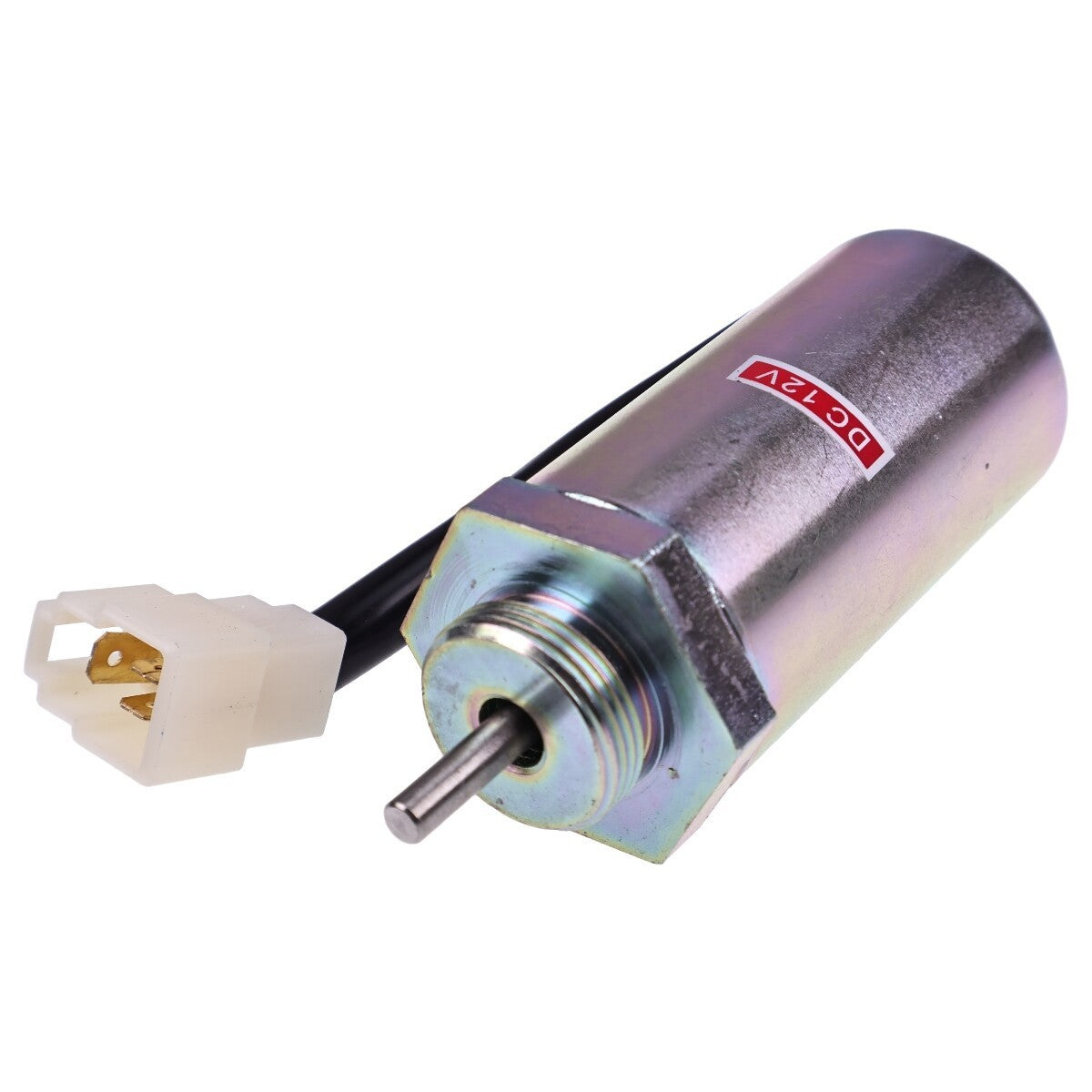 12V Fuel Solenoid 897329-5680 for Hitachi EX50U EX55 ZX55UR EX27U EX35 Excavator