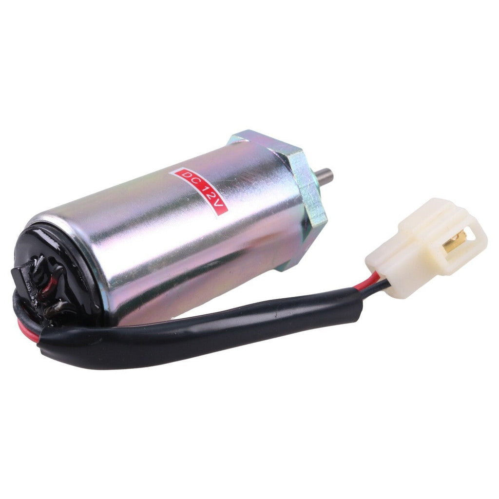 12V Fuel Solenoid 897329-5680 for Hitachi EX50U EX55 ZX55UR EX27U EX35 Excavator
