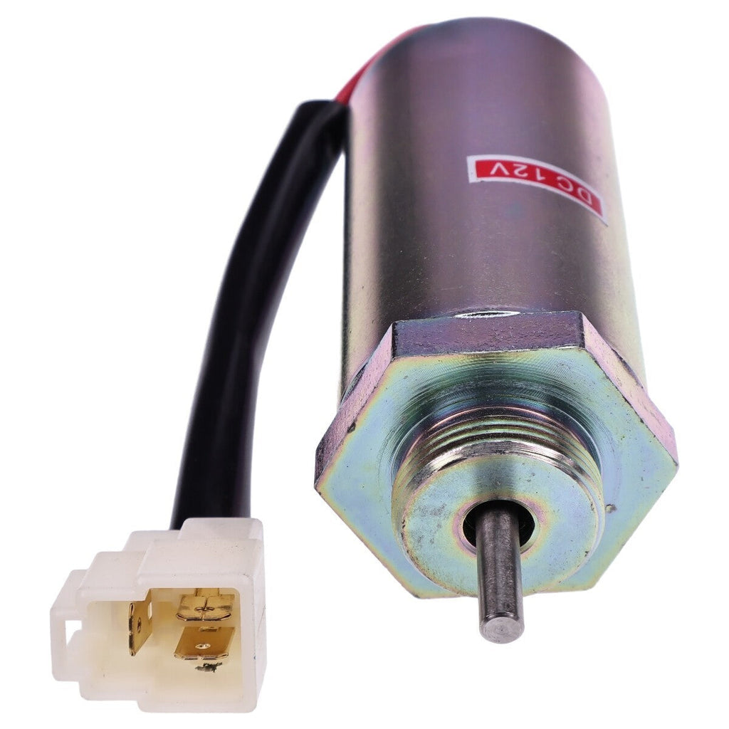 12V Fuel Solenoid 897329-5680 for Hitachi EX50U EX55 ZX55UR EX27U EX35 Excavator