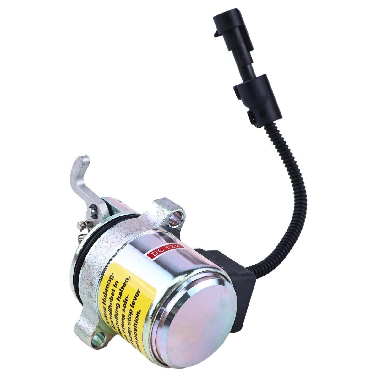 12V Fuel Shut Off Solenoid 2904956 for Volvo L30B L32 L35 ZL30 Models