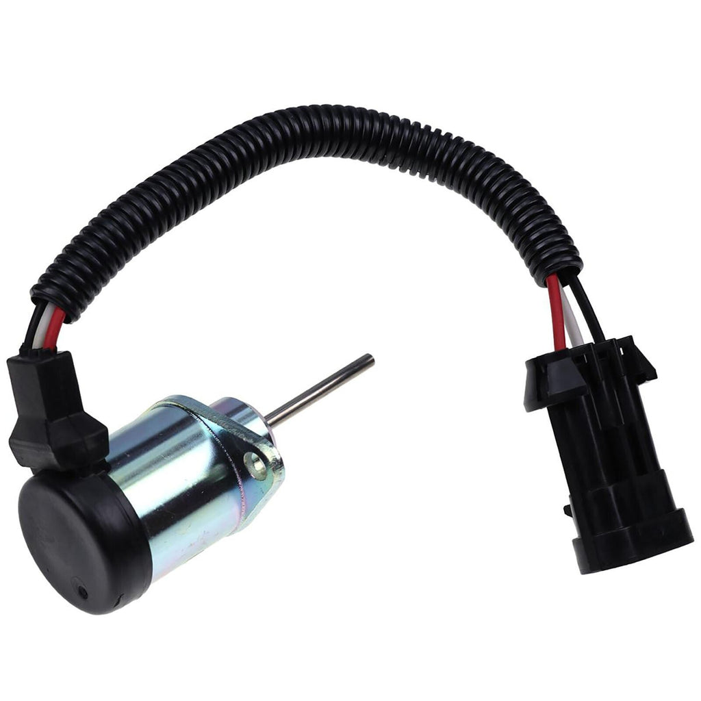 12V Fuel Shutoff Solenoid 1G925-60011 for Kubota V2203 V2403 Bobcat S185