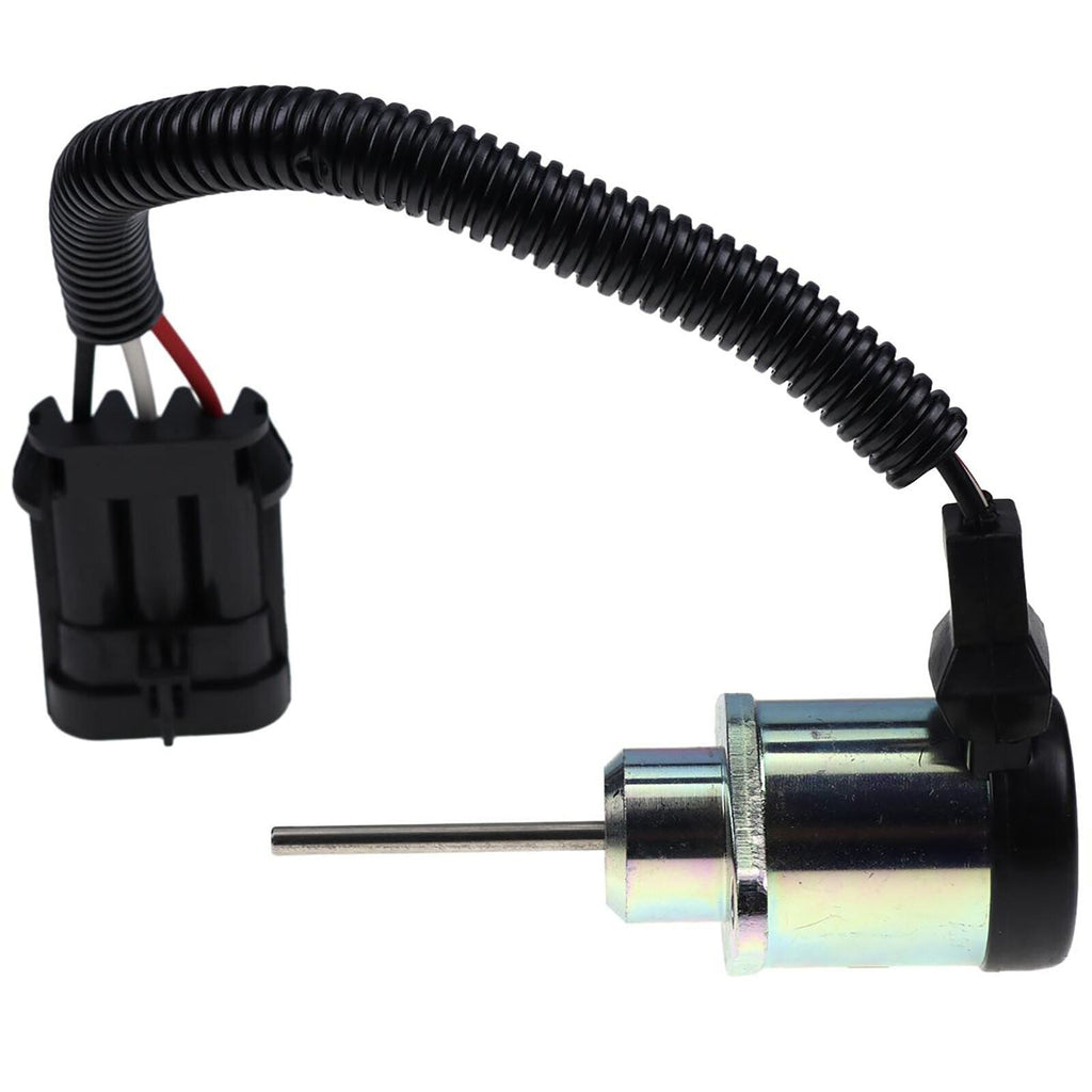 12V Fuel Shutoff Solenoid 1G925-60011 for Kubota V2203 V2403 Bobcat S185