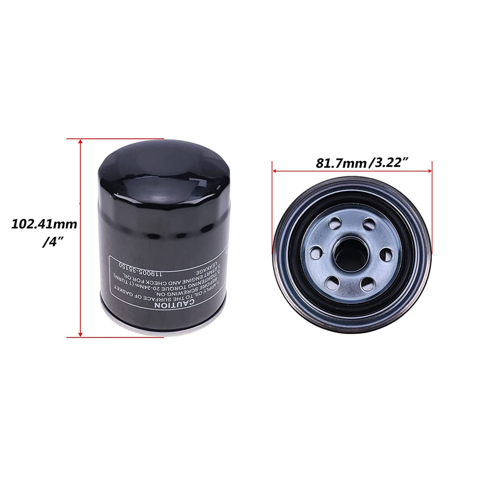 Kubota Oil Filter 70000-74034 HH150-32094 for ZD1211 ZD25 ZD28 ZD326 ZD331 ZG327