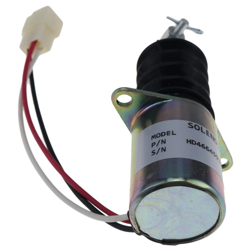 12V Fuel Shutoff Solenoid AM882277 for John Deere 670 770 870 970 Tractors