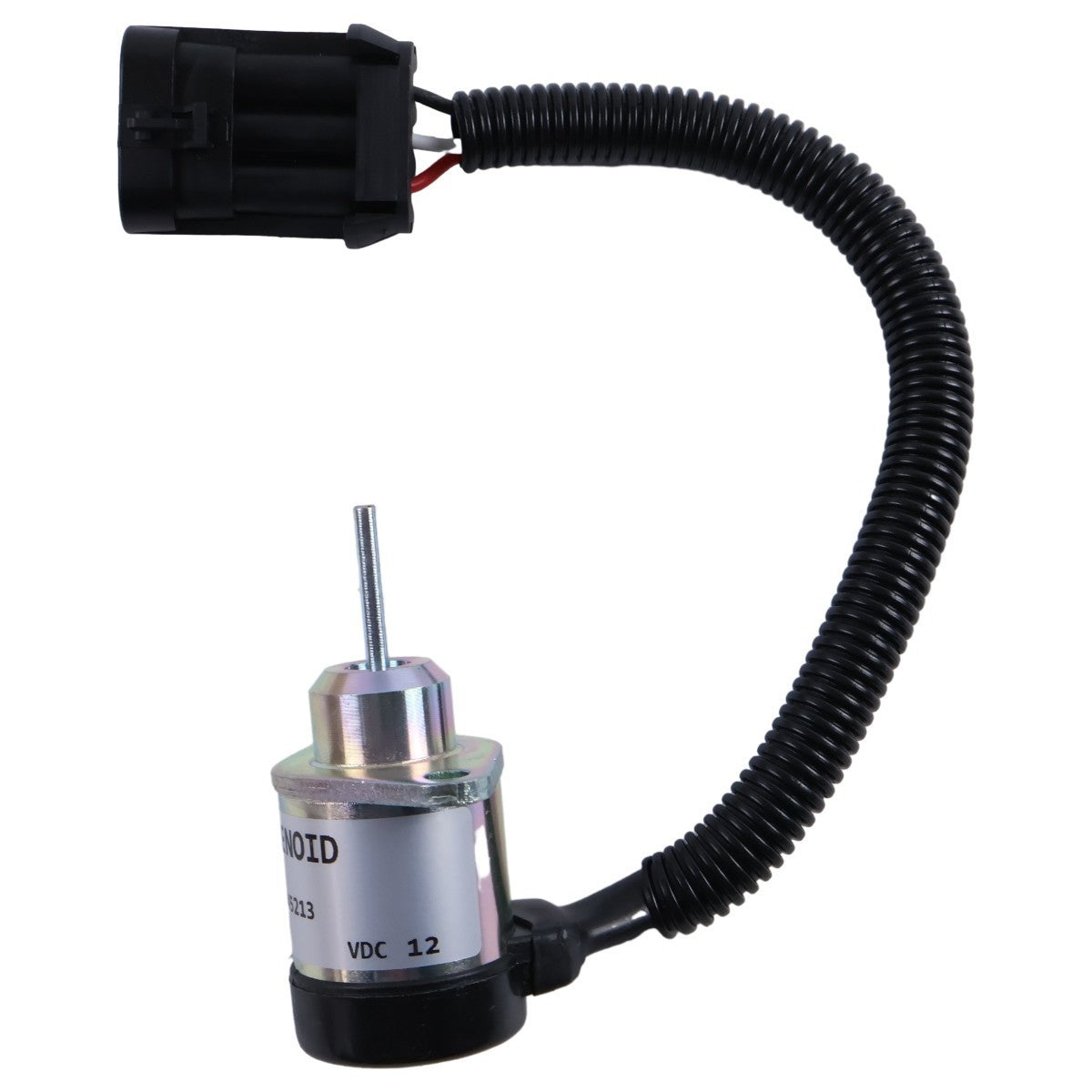 12V Fuel Shut Off Solenoid for Kubota V2607 Engine Bobcat S650 T650 5600 5610