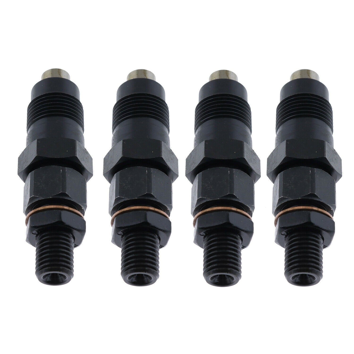 4X Fuel Injectors 6672405 for Kubota V1305 V1505 Bobcat 425 428 463 553 E25 E26