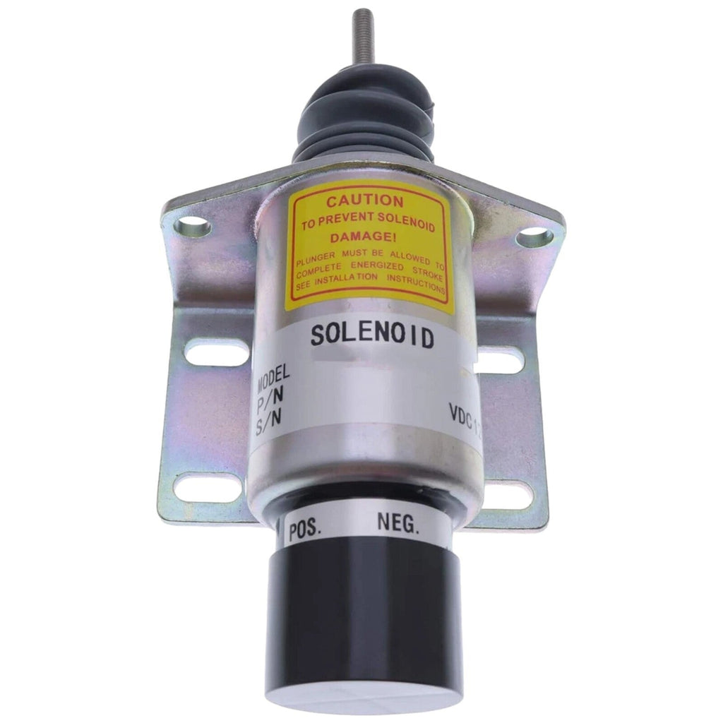 12V Fuel Shutoff Solenoid Woodward SA-2774-12 Stop Solenoid 2001-12F2U1B2A