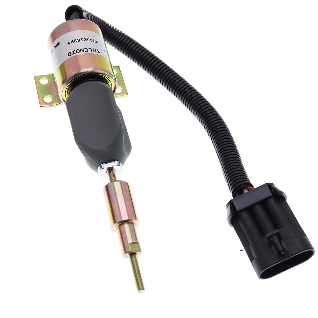 12V Fuel Shutoff Solenoid 1751ES-12E6UC4B1S5 F1HZ-9N392-A Ford 7.8L Truck