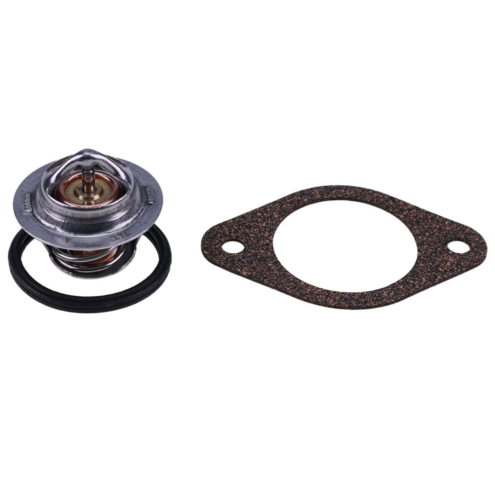 New Thermostat & Gasket 71°C 160°F for Ford New Holland 1720 1920 1715 3415