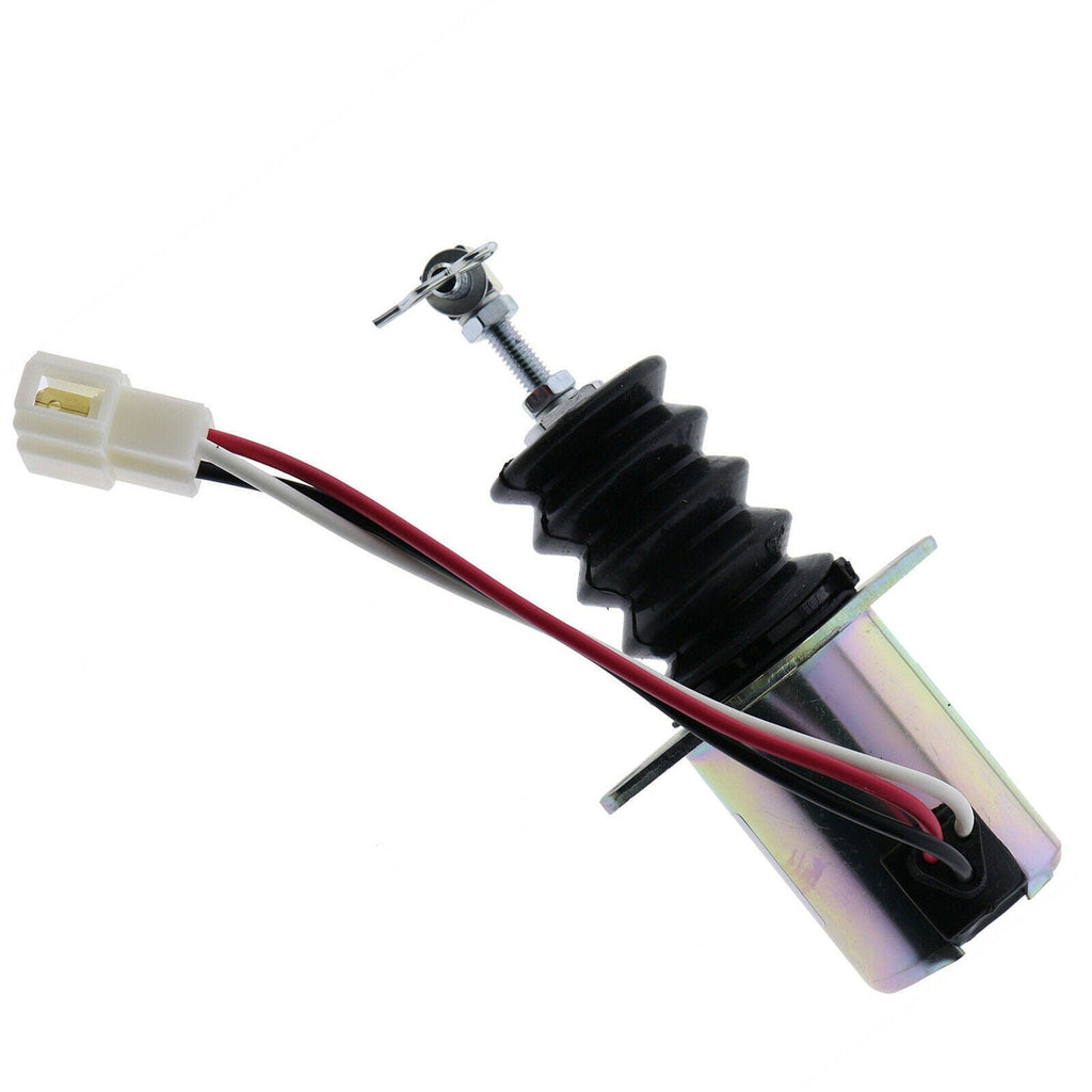 New 12V Fuel Stop Solenoid Valve 119629-66801 for Yanmar 3TNE88 Engine