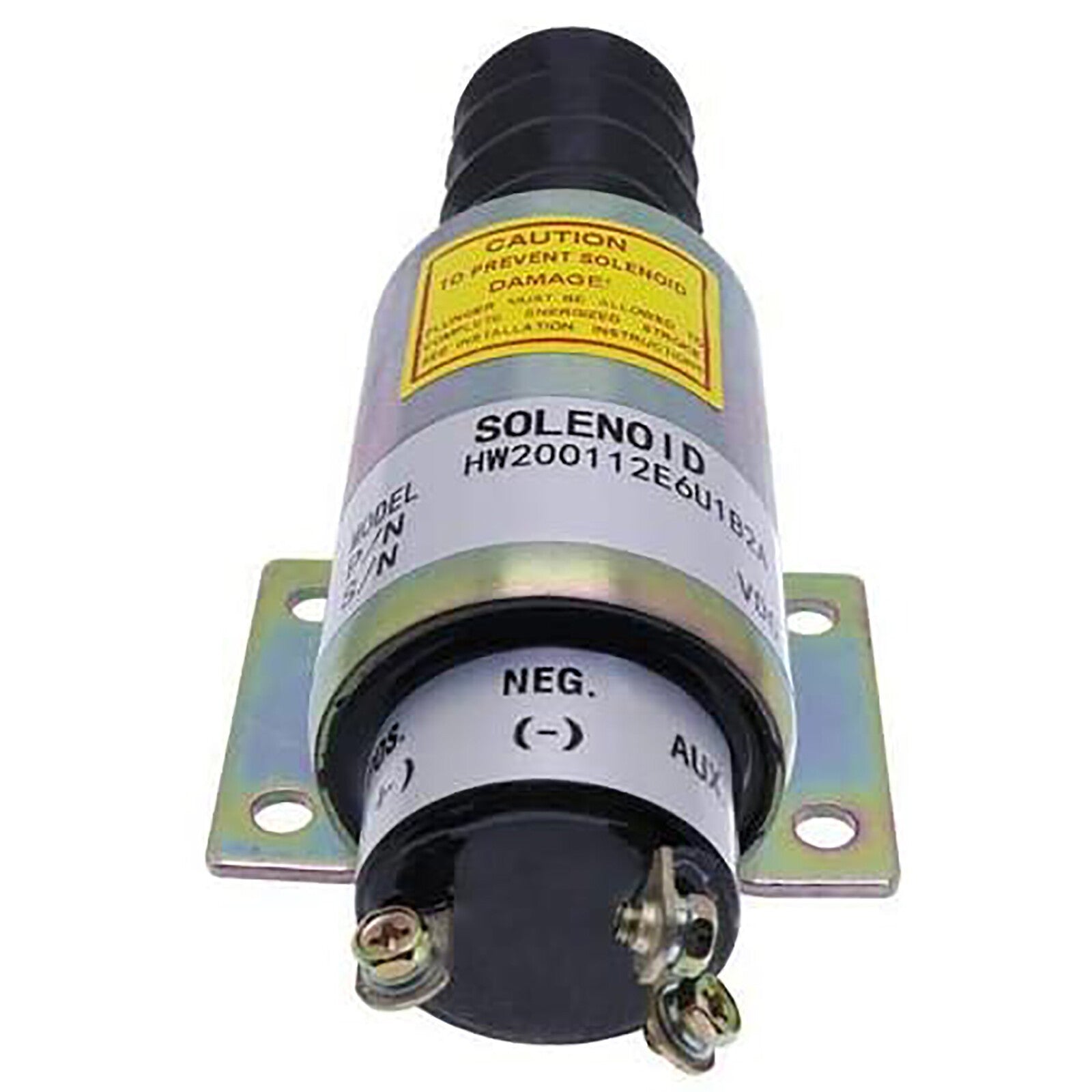 Woodward SA-3069 12V Stop Solenoid for 2000 Series 2001-12E6U1B2A New