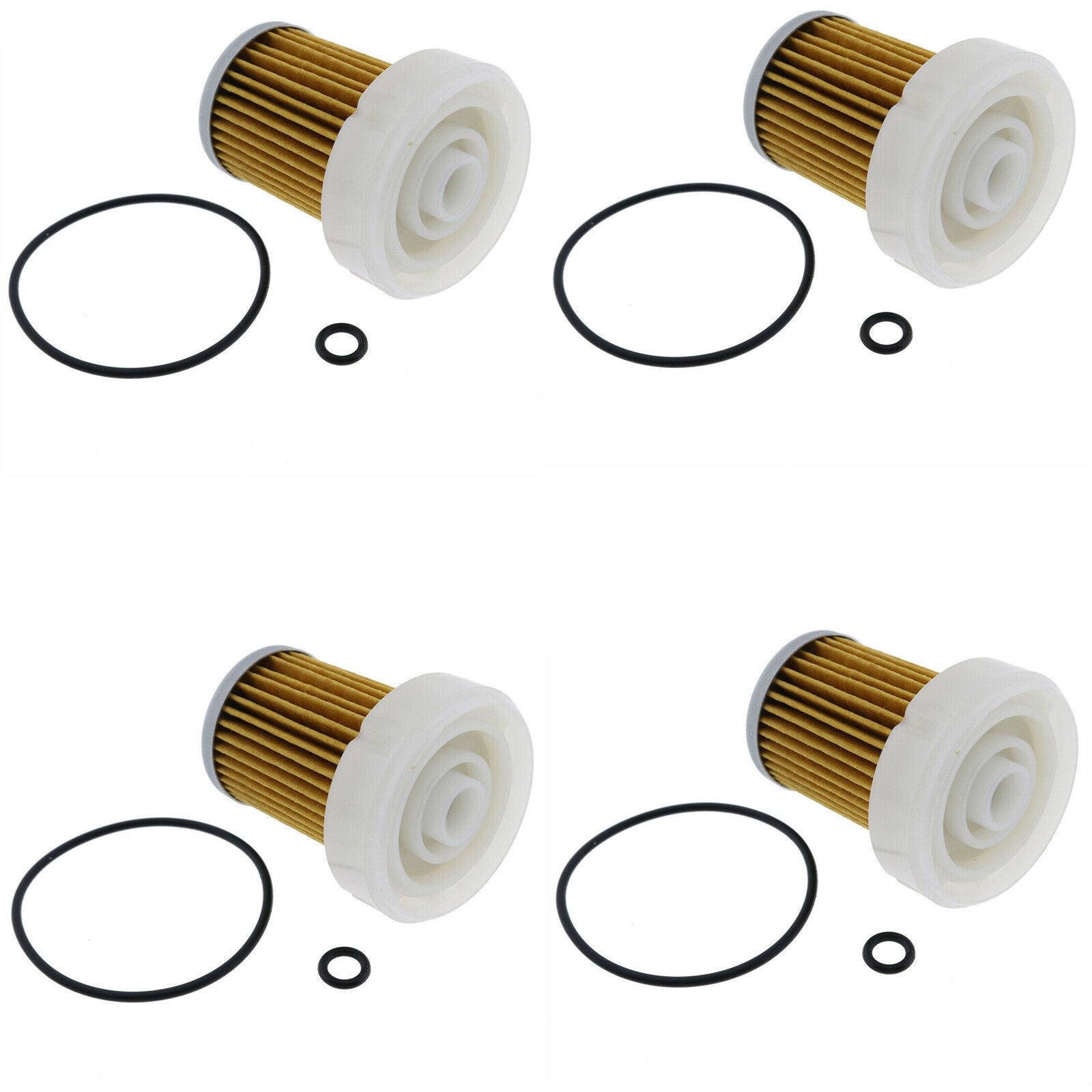 4PCS Fuel Filter with O-Ring 6A320-59930 for Kubota RTV900 RTV-X1120DW M5640SU