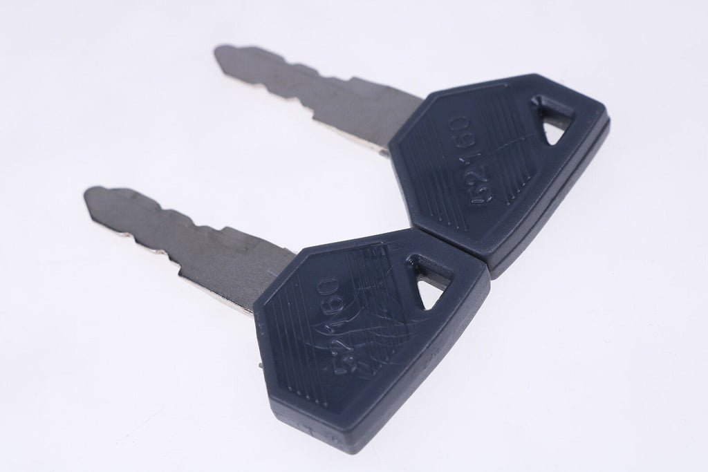 2X Tractor Ignition Replacement Keys 198360-52160 Compatible Set