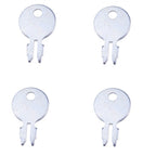 Set of 4 Ignition Switch Keys 180292M1 for Massey Ferguson 35 50 65 85 TO20 Load