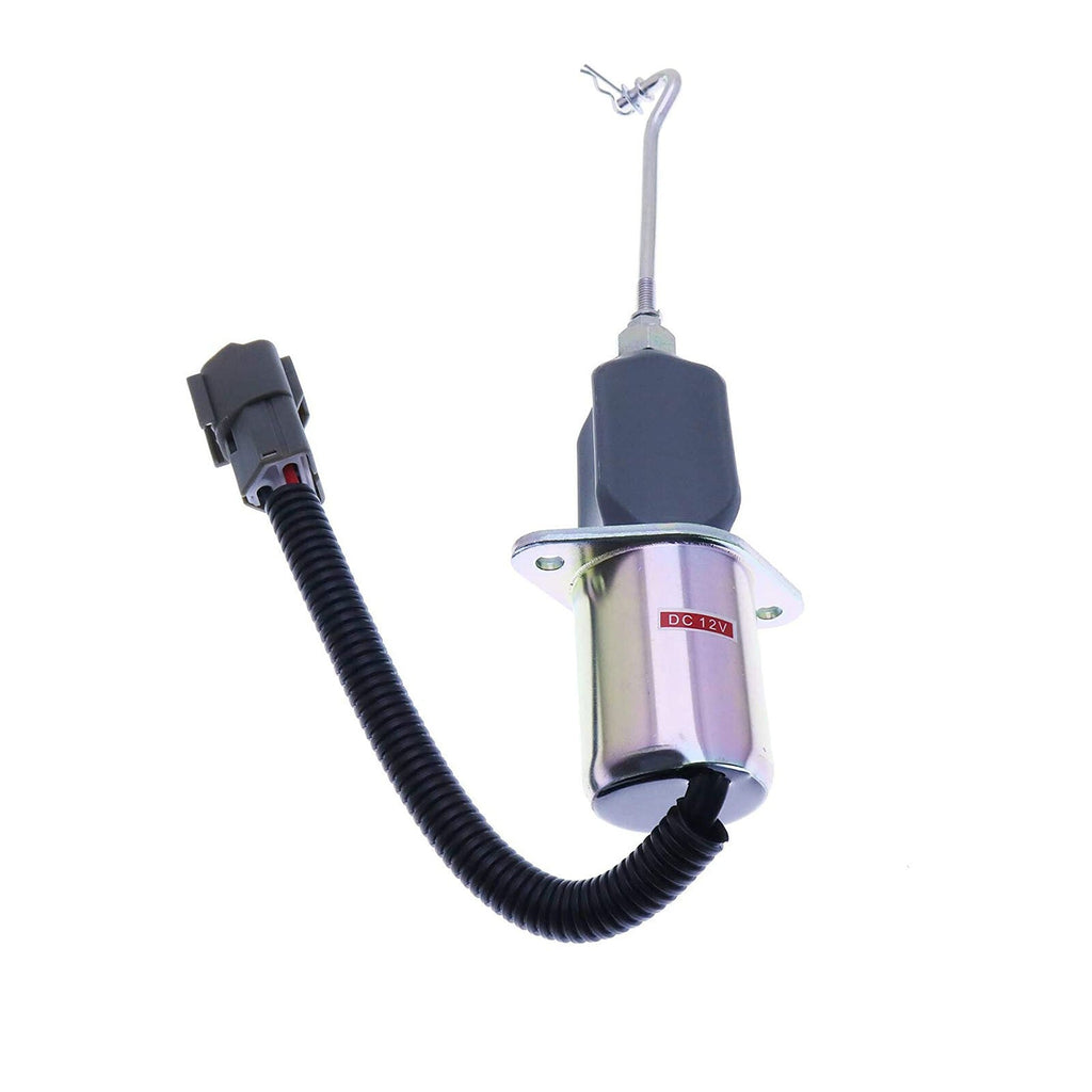 New 32A87-06100 Mitsubishi Ecomat Shovel Stop Solenoid 12V Replacement