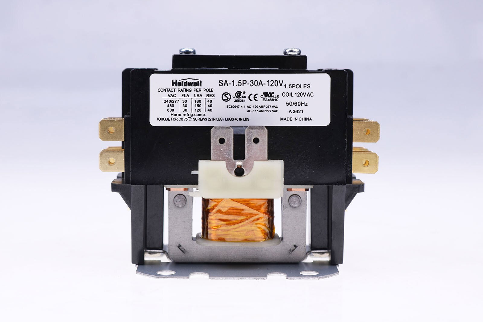 New SA-1.5P 30A 40A 120V Coil Definite Purpose Contactor 1.5 Pole