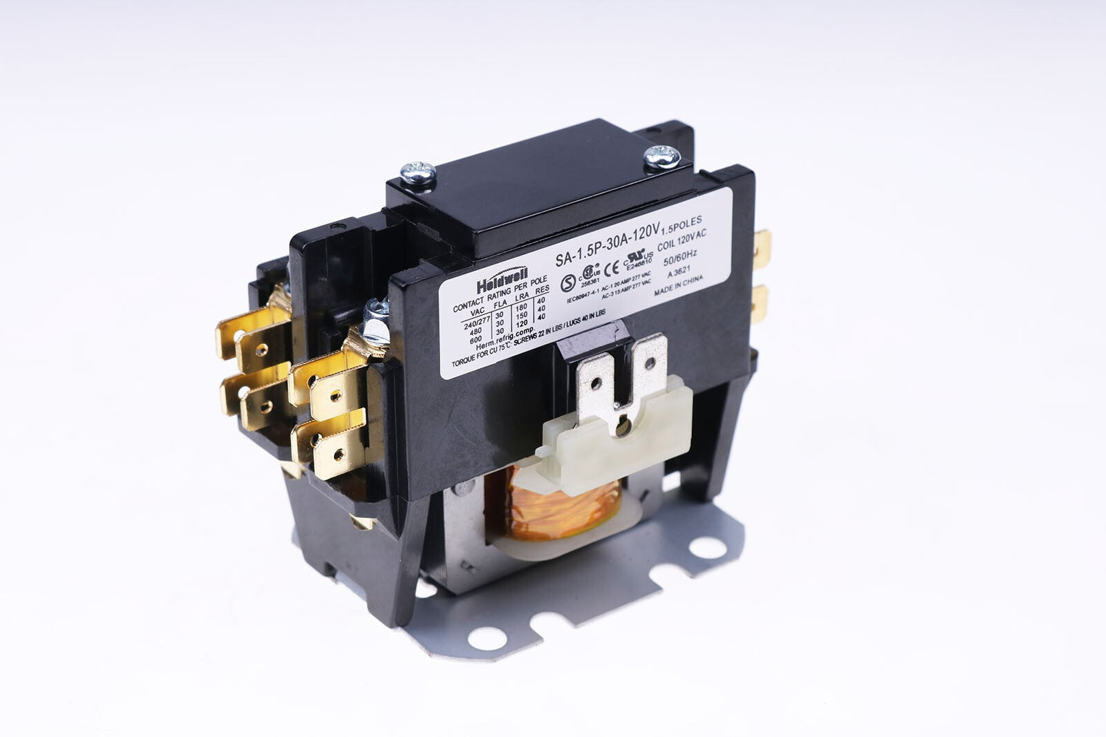 New SA-1.5P 30A 40A 120V Coil Definite Purpose Contactor 1.5 Pole