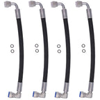 4PK AW29374 Hydraulic Hose Replacement for John Deere Equipment - New Set