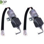 2X Woodward 1700 Series Stop Solenoid SA-4847-12 12V 1751ES-12E7UC5B1S1