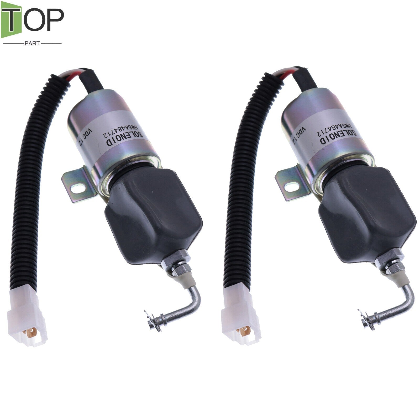 2X Woodward 1700 Series Stop Solenoid SA-4847-12 12V 1751ES-12E7UC5B1S1