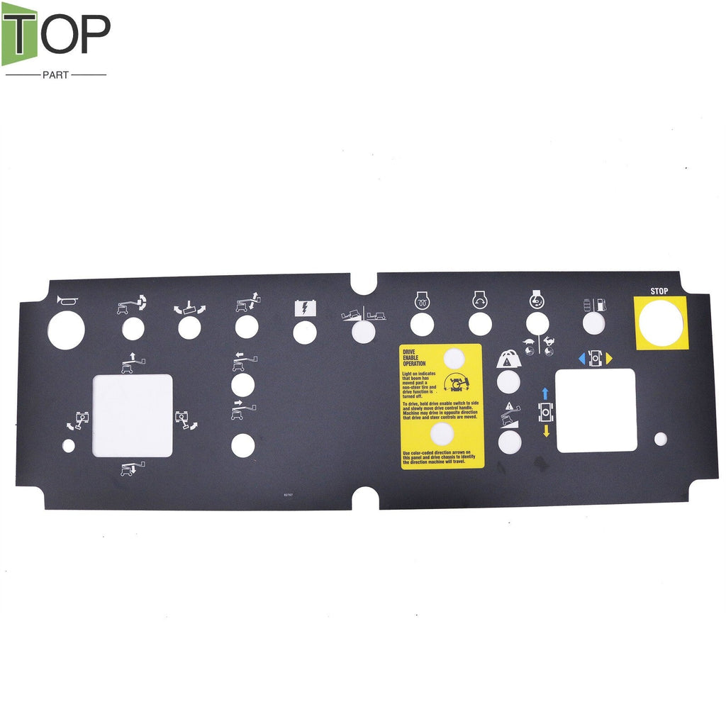Genie 82767GT Decal Platform Control Panel for S40/45 Telescopic Boom Lifts