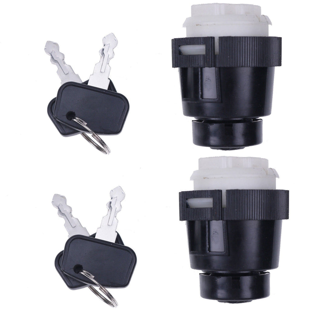 2X Ignition Switch Keys 1C7020-06400 K3281-62100 for Kubota ZG222 ZG227 RTV500G