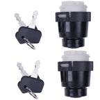 2X Ignition Switch Keys 1C7020-06400 K3281-62100 for Kubota ZG222 ZG227 RTV500G