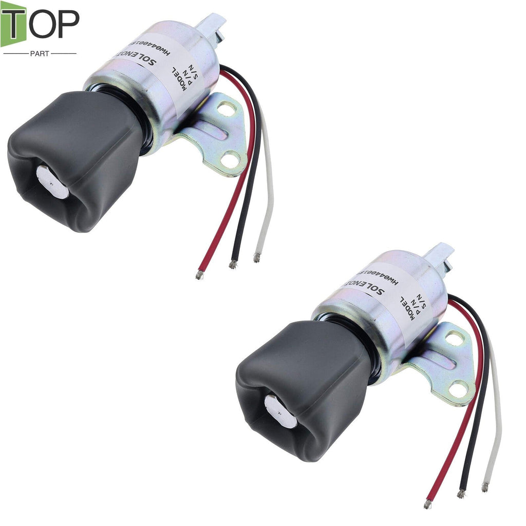 2X Solenoid SA-4899-12 1756ES-12SUL5B1S5 for Kubota D722 Z482 D902 Engine Parts
