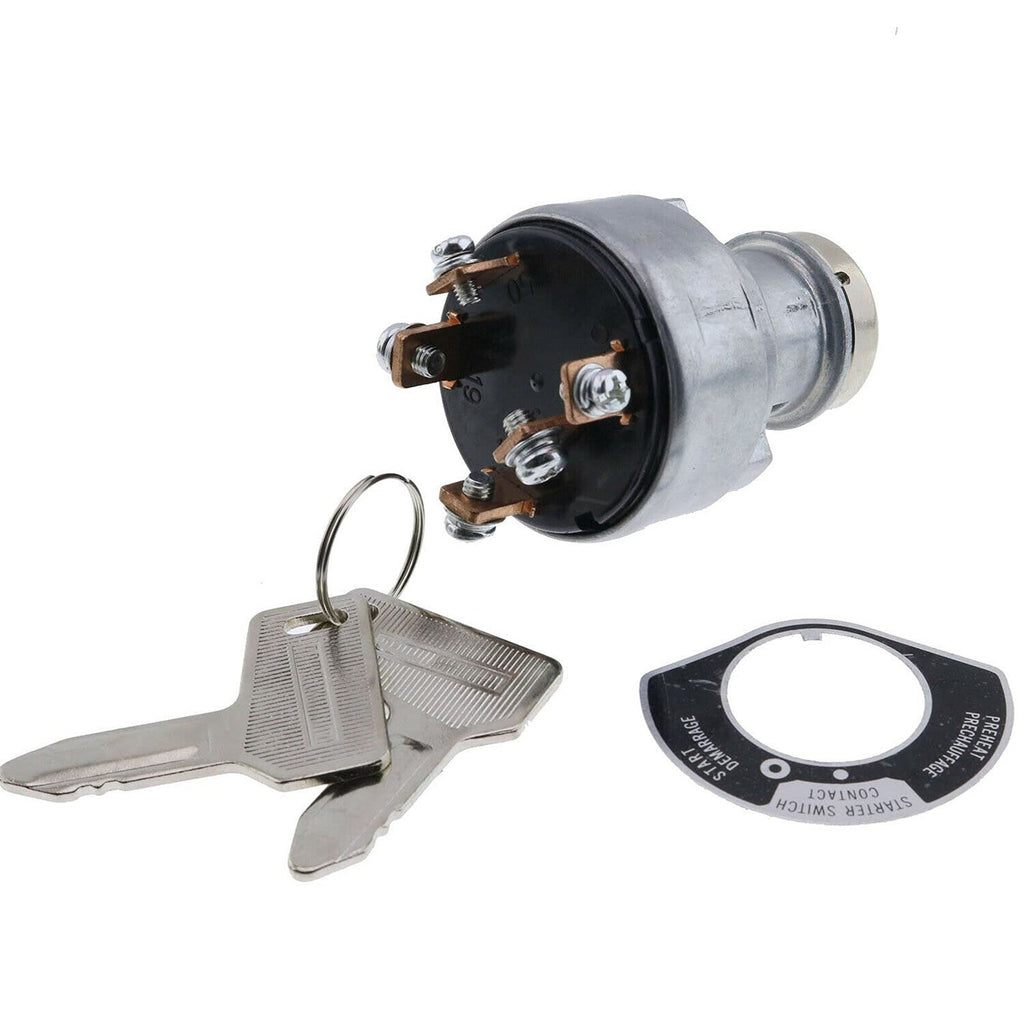 Yanmar C50R Engine Ignition Switch w/ 301 Keys 933110-00100 3TNV76