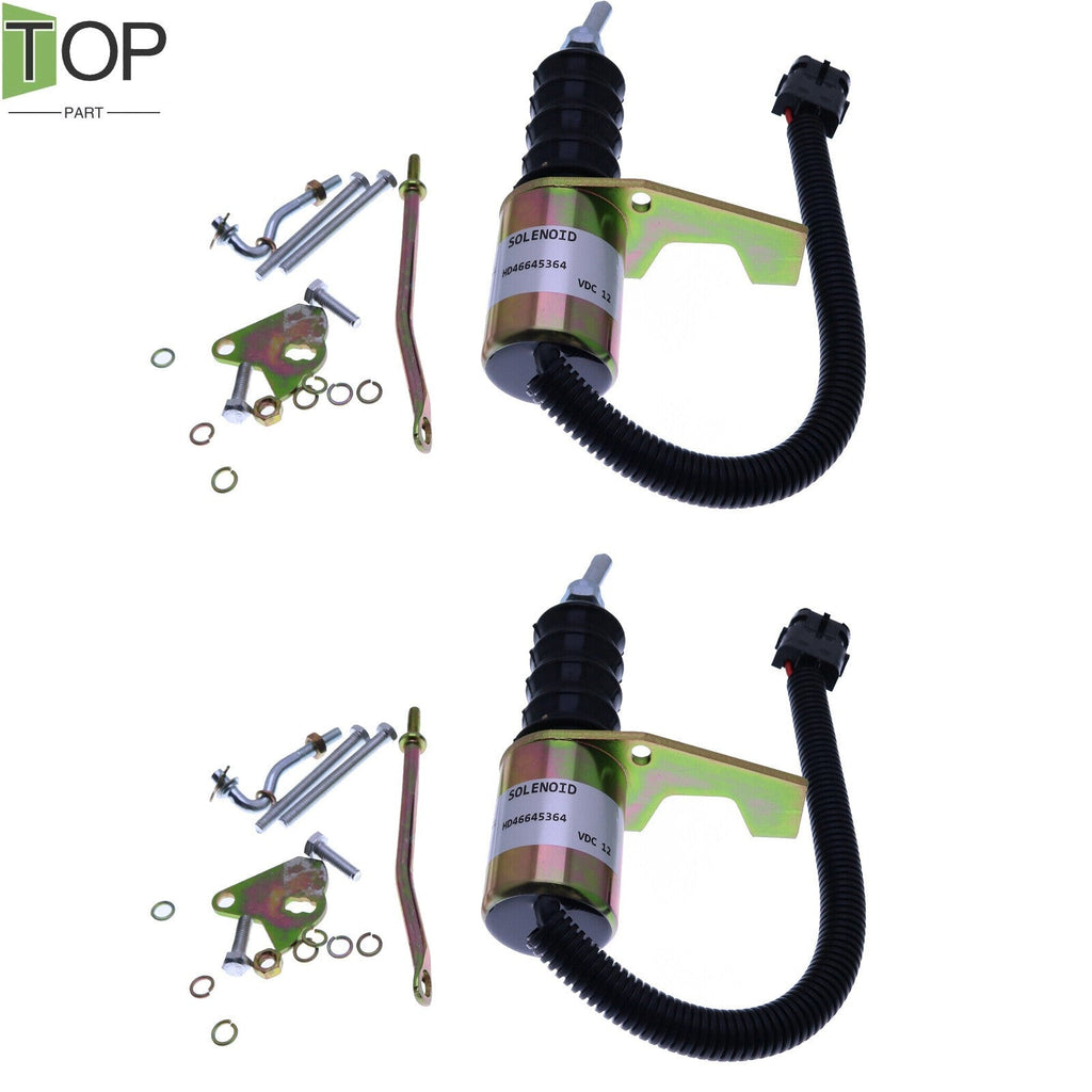 2X Fuel Shutoff Solenoid SA-3799-12 SA-0999 for Deutz Bosch RSV Cummins Engine