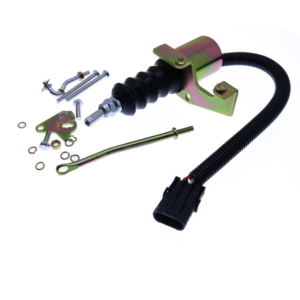 2X Fuel Shutoff Solenoid SA-3799-12 SA-0999 for Deutz Bosch RSV Cummins Engine
