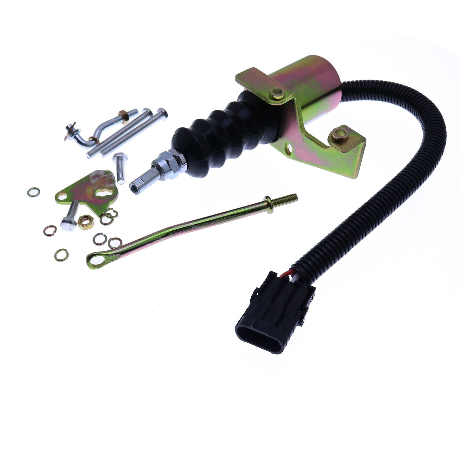 2X Fuel Shutoff Solenoid SA-3799-12 SA-0999 for Deutz Bosch RSV Cummins Engine