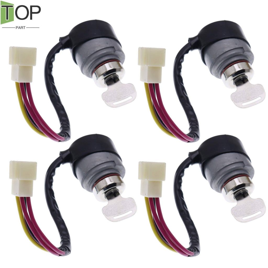 4X 52200-41212 Ignition Key Switch for Kubota M4900 M5700 M6800 M8200 M9000