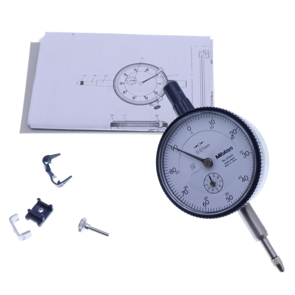 Mitutoyo 2046S Dial Indicator 0-10mm 0.01mm Grad New Replacement Part
