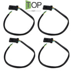 4X 3-Pin Wiper Motor Connector Plug 6730321 for Bobcat 751 753 763 773 863 864