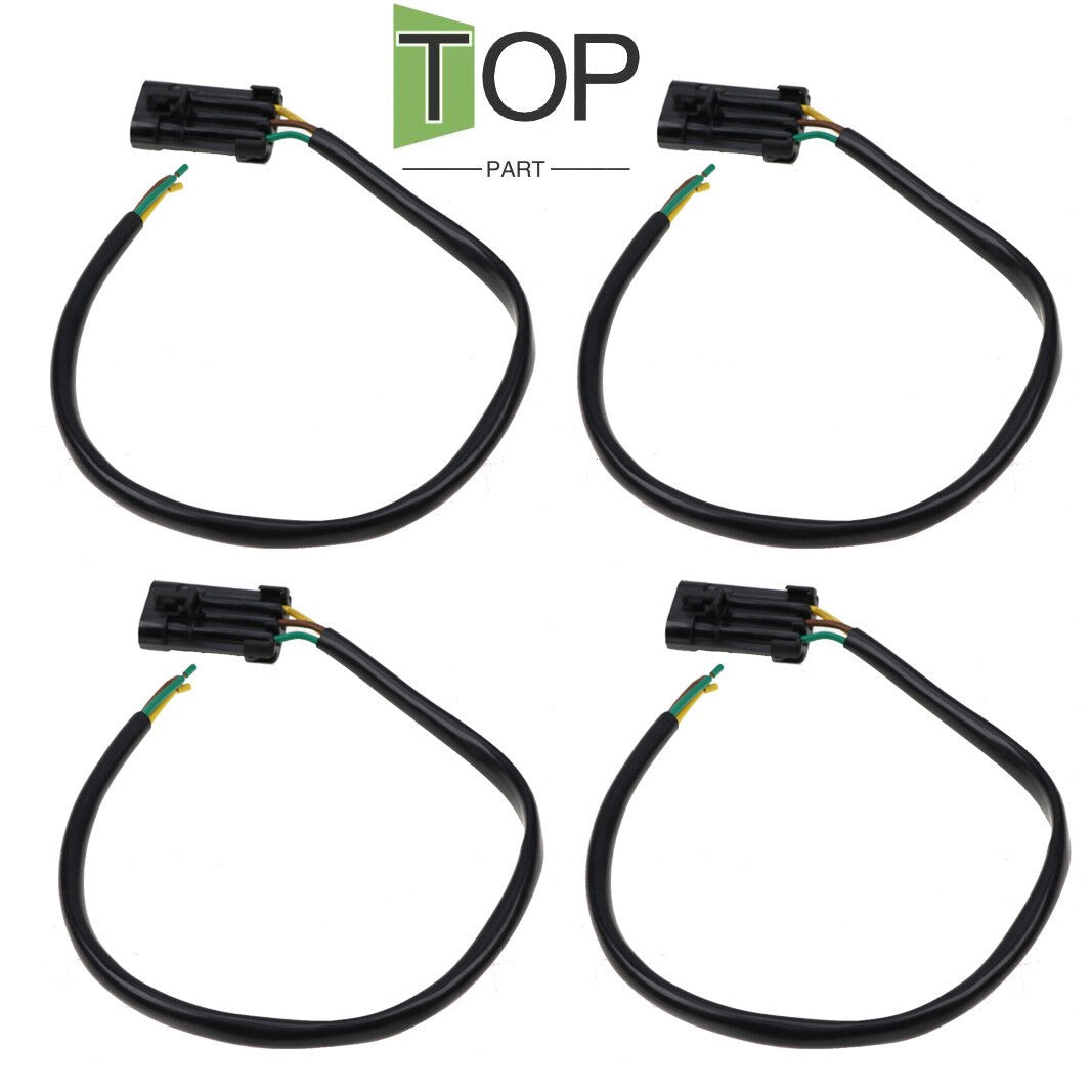 4X 3-Pin Wiper Motor Connector Plug 6730321 for Bobcat 751 753 763 773 863 864