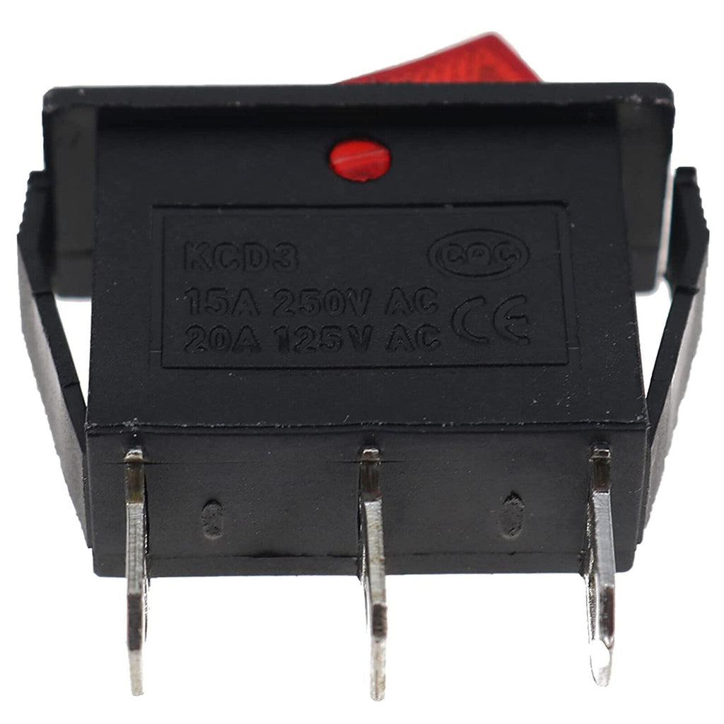 4 Power Rocker Switch for Twin Star Fireplaces 23E05-0520-A2298 0530-A1778