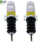 2X 12V Stop Solenoid for Genie GS-3369 RT GS-4069 RT TMZ-50/30 TZ-50/30 Parts