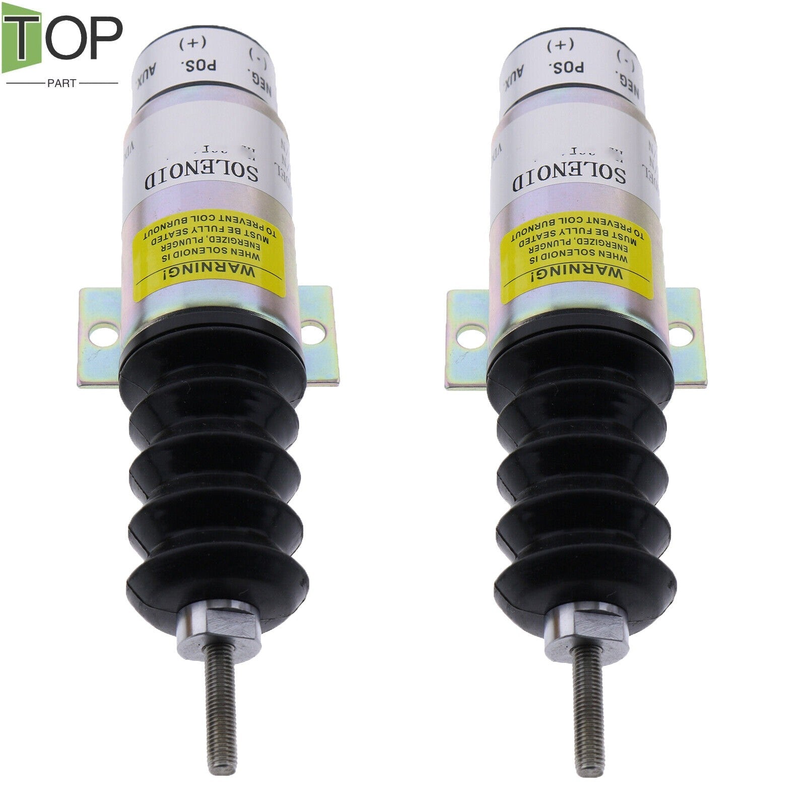2X 12V Stop Solenoid for Genie GS-3369 RT GS-4069 RT TMZ-50/30 TZ-50/30 Parts