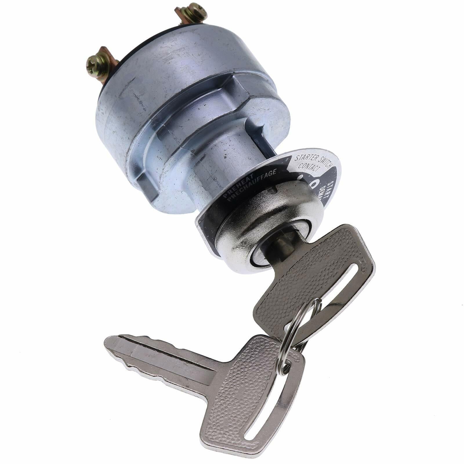 New Starter Key W/ 2 keys 1E013-63590 For Kubota D722 D902 D1305 V1205 V1305