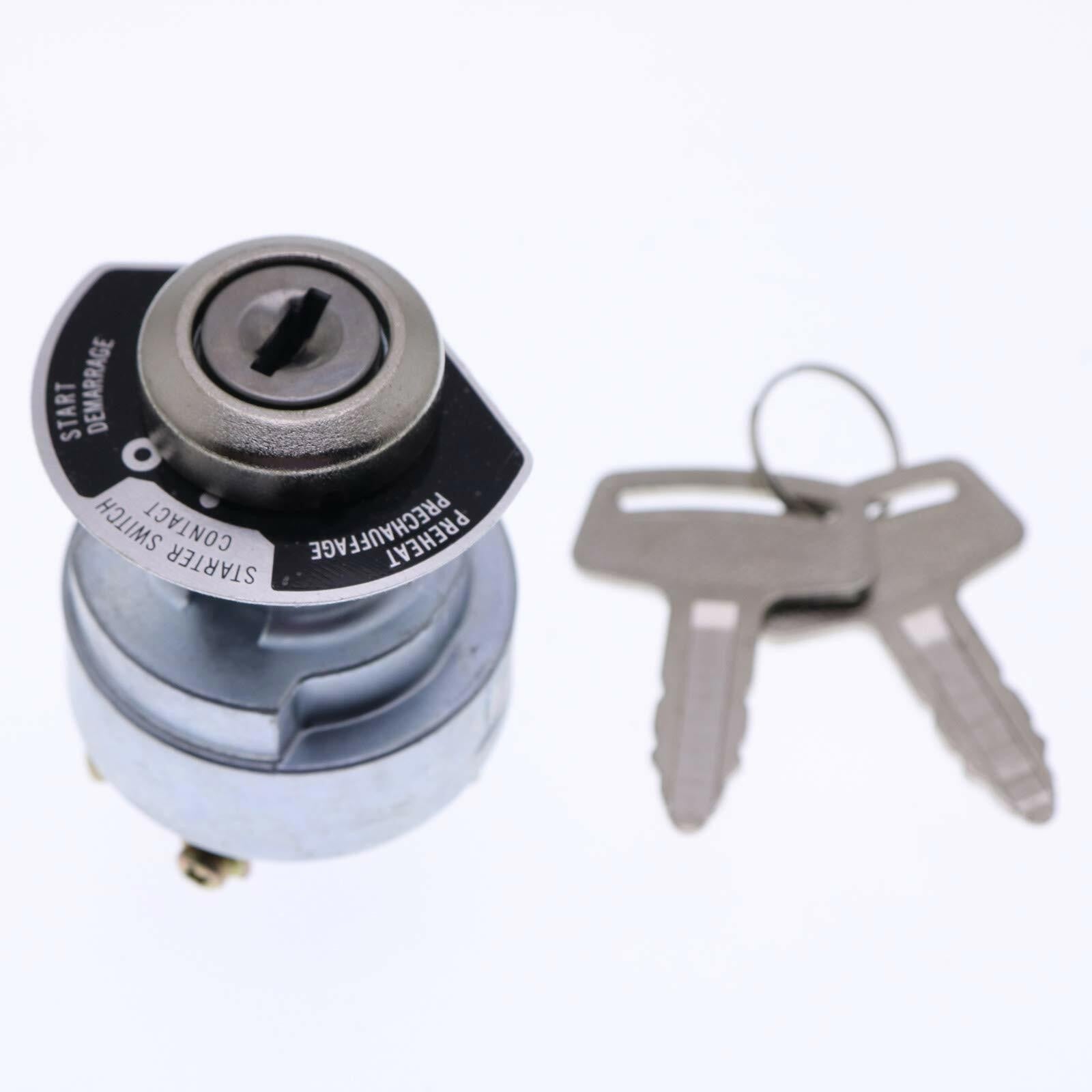 New Starter Key W/ 2 keys 1E013-63590 For Kubota D722 D902 D1305 V1205 V1305