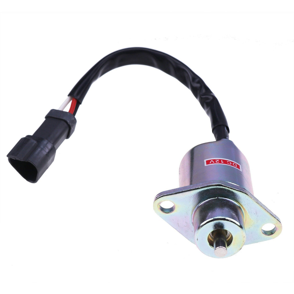 Fuel Shutoff Solenoid 12V 173-1338 172-7209 For CAT 236 246 252 267 277 287 906