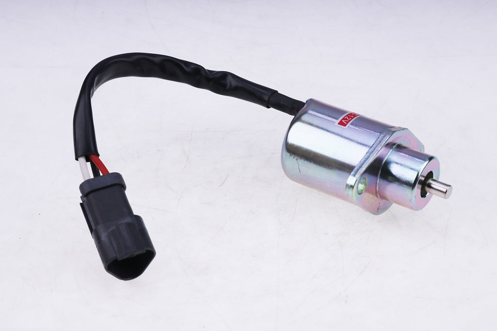Fuel Shutoff Solenoid 12V 173-1338 172-7209 For CAT 236 246 252 267 277 287 906
