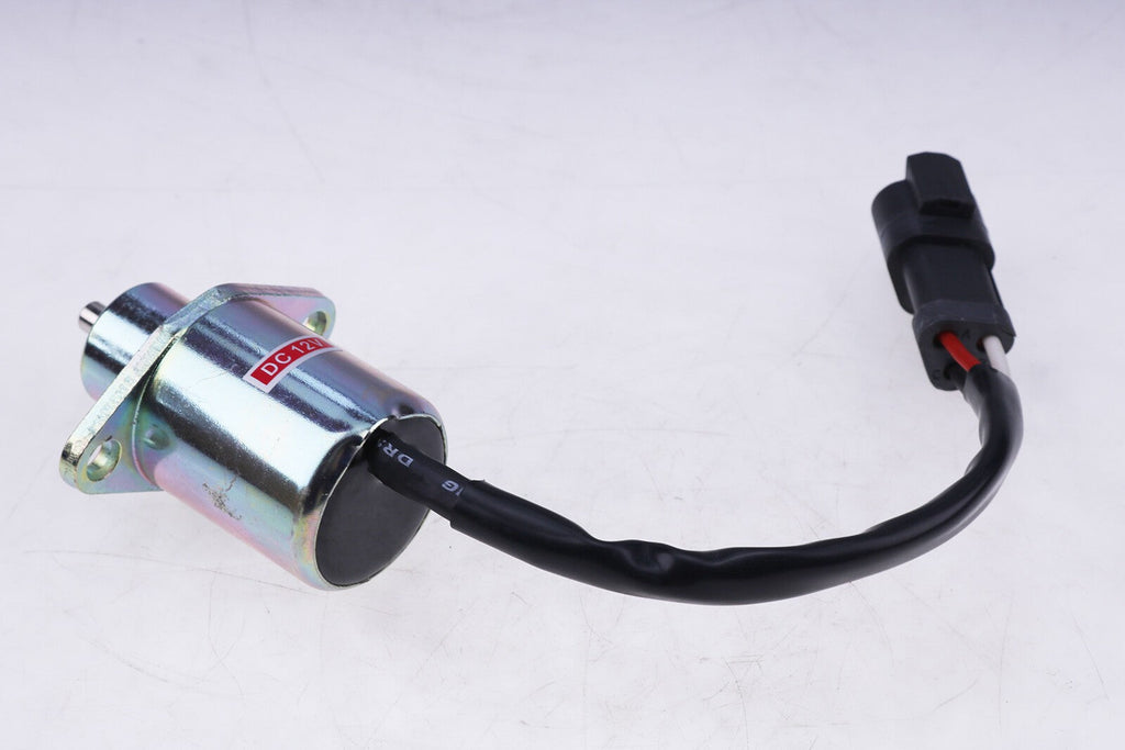 Fuel Shutoff Solenoid 12V 173-1338 172-7209 For CAT 236 246 252 267 277 287 906