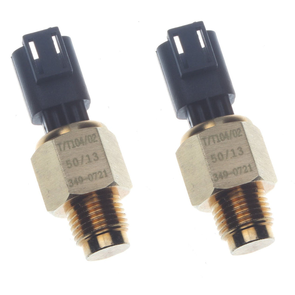 2X Water Temperature Sensor 349-0721 For Perkins 402D-05 403D-07 403D-11
