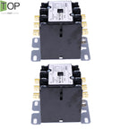 2X New 3 Poles 40 Amp 240V AC Coil Definite Purpose Contactor SA-3P-40A-240V